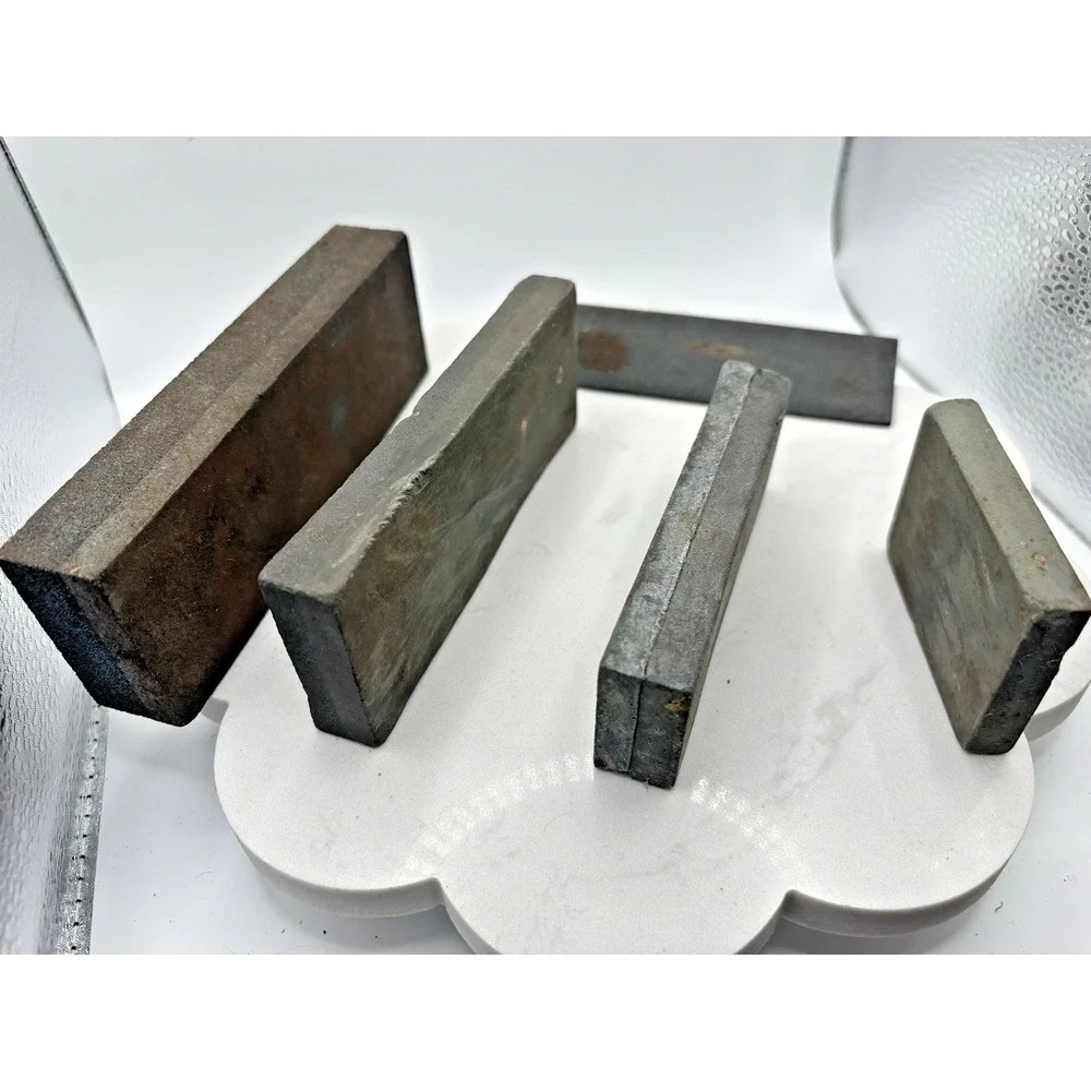 Lot Of 5 Large Small Sharpening Stones Whetstones No Box Knife Blade Sword Sharp